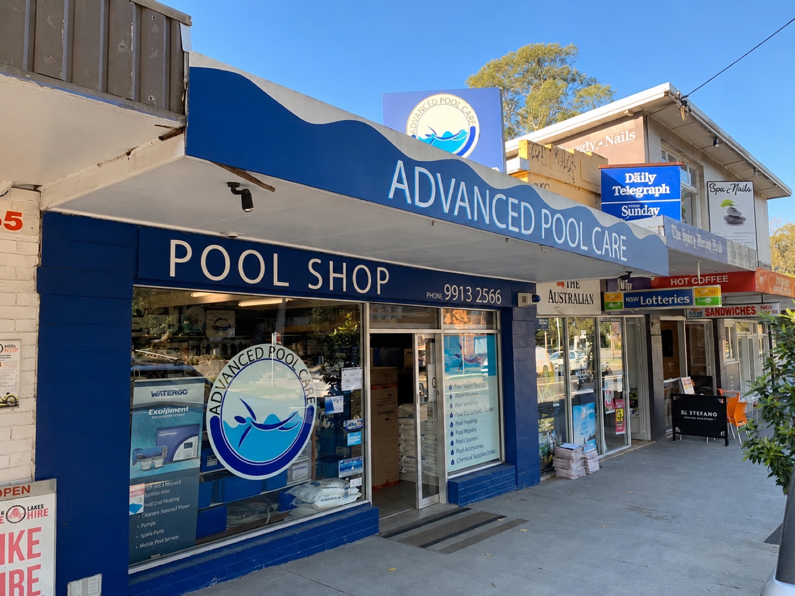 Advanced Pool Care pool shop in North Narrabeen